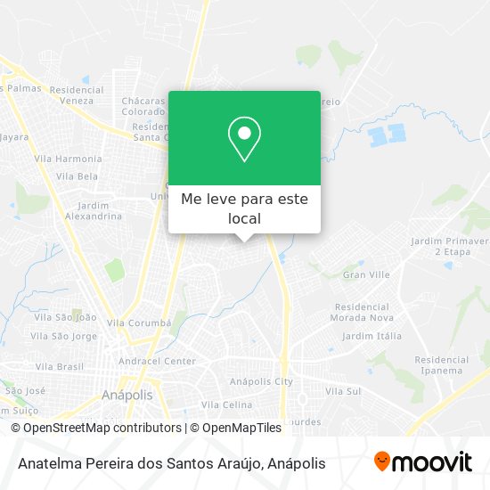 Anatelma Pereira dos Santos Araújo mapa