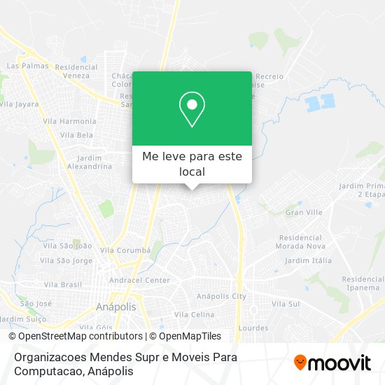 Organizacoes Mendes Supr e Moveis Para Computacao mapa