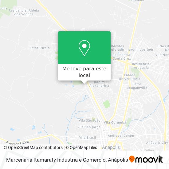 Marcenaria Itamaraty Industria e Comercio mapa