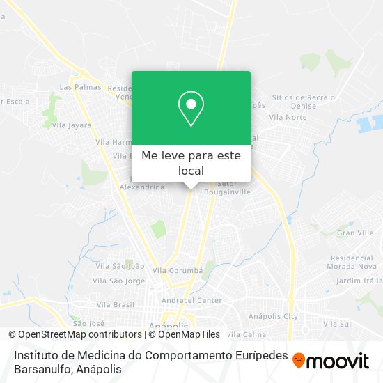 Instituto de Medicina do Comportamento Eurípedes Barsanulfo mapa