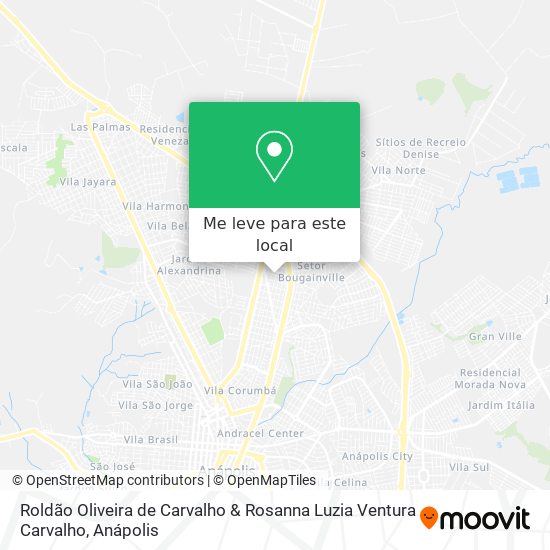 Roldão Oliveira de Carvalho & Rosanna Luzia Ventura Carvalho mapa