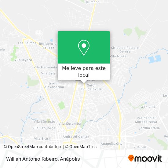 Willian Antonio Ribeiro mapa