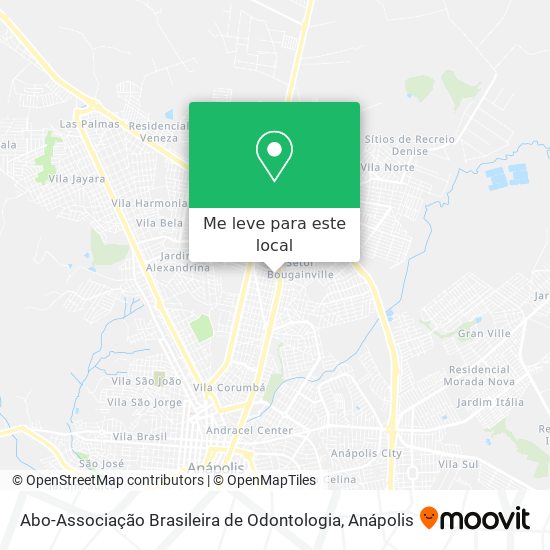 Abo-Associação Brasileira de Odontologia mapa