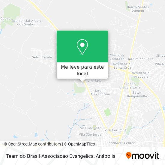Team do Brasil-Associacao Evangelica mapa