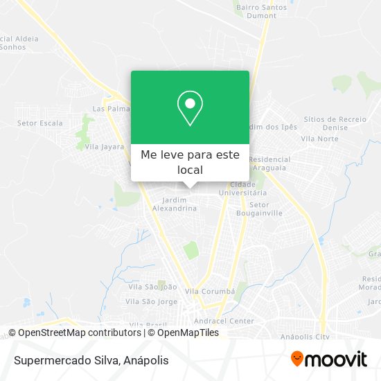 Supermercado Silva mapa