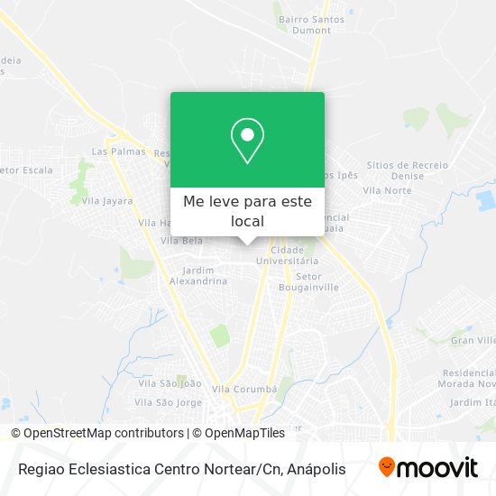 Regiao Eclesiastica Centro Nortear / Cn mapa