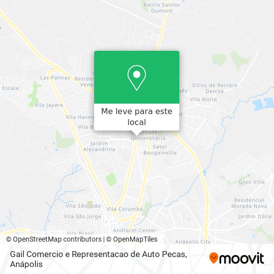 Gail Comercio e Representacao de Auto Pecas mapa