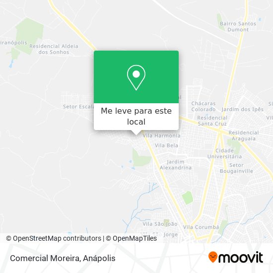 Comercial Moreira mapa