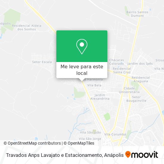 Travados Anps Lavajato e Estacionamento mapa
