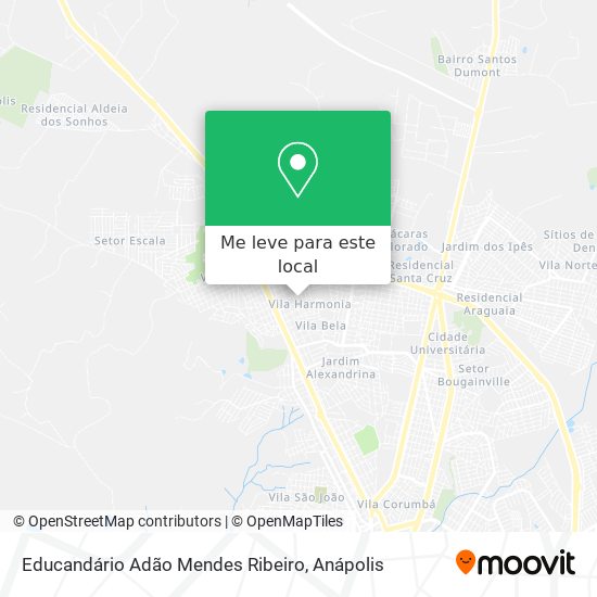 Educandário Adão Mendes Ribeiro mapa