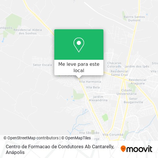 Centro de Formacao de Condutores Ab Cantarelly mapa