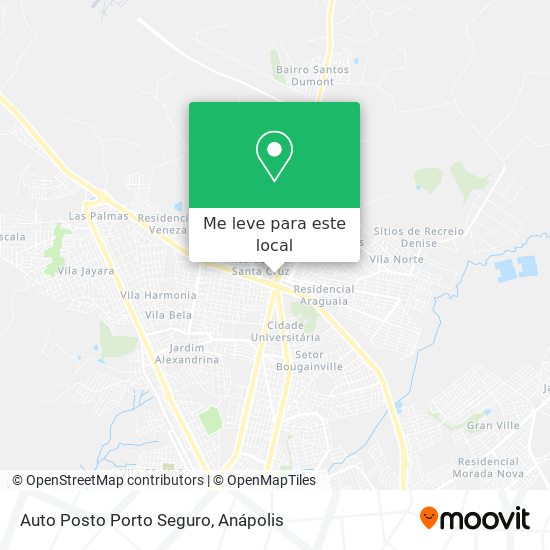 Auto Posto Porto Seguro mapa