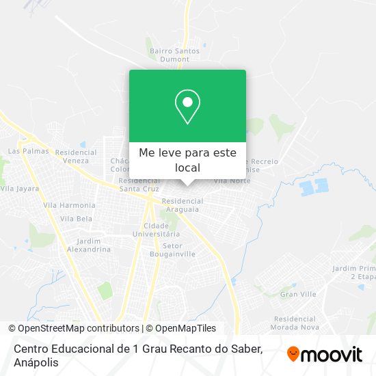 Centro Educacional de 1 Grau Recanto do Saber mapa