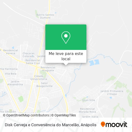 Disk Cerveja e Conveniência do Marcelão mapa