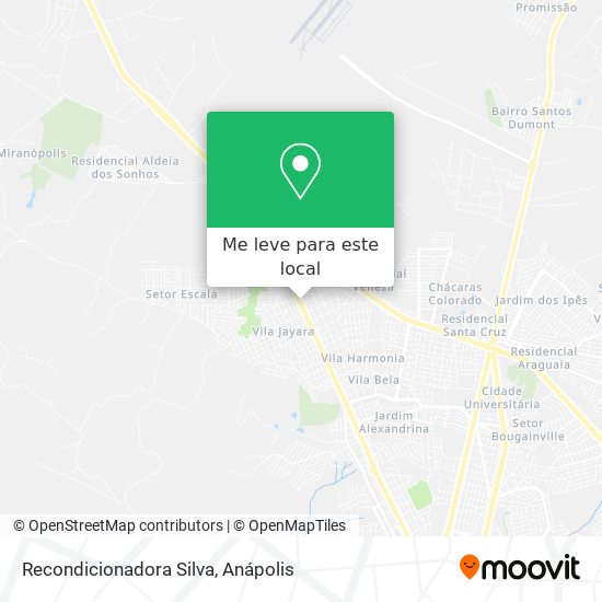 Recondicionadora Silva mapa
