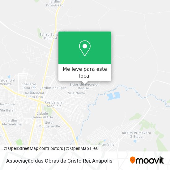 Associação das Obras de Cristo Rei mapa