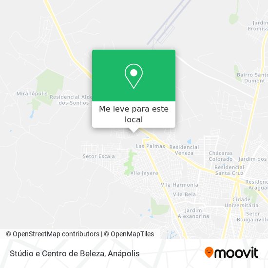 Stúdio e Centro de Beleza mapa