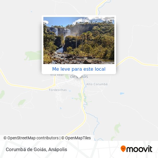 Corumbá de Goiás mapa