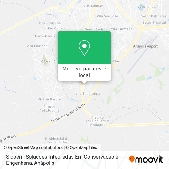 Sicoen - Soluções Integradas Em Conservação e Engenharia mapa