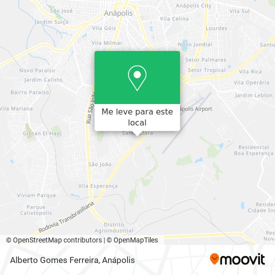 Alberto Gomes Ferreira mapa