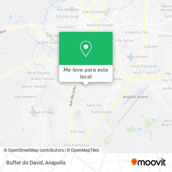 Buffet do David mapa