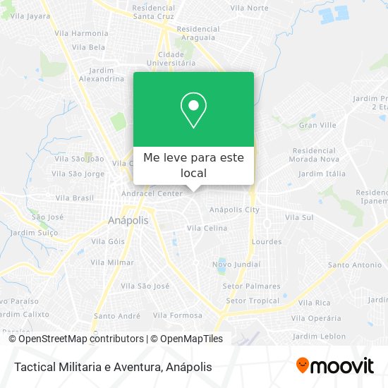 Tactical Militaria e Aventura mapa