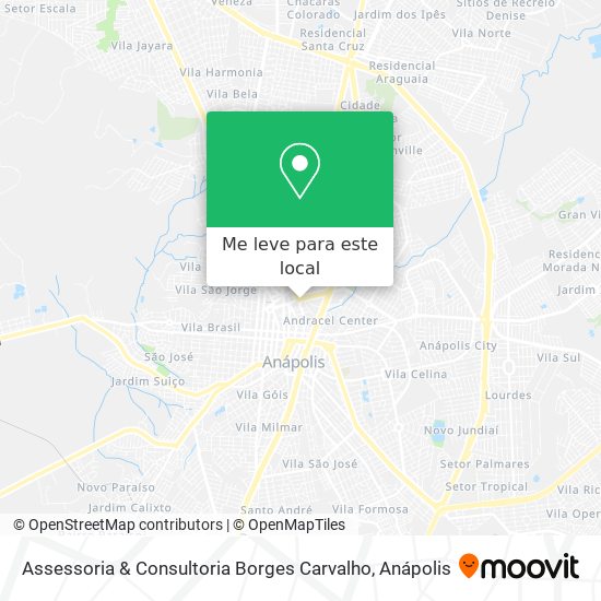 Assessoria & Consultoria Borges Carvalho mapa