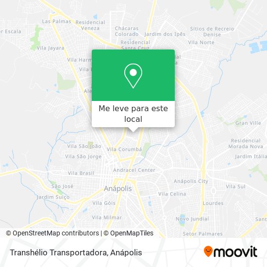 Transhélio Transportadora mapa