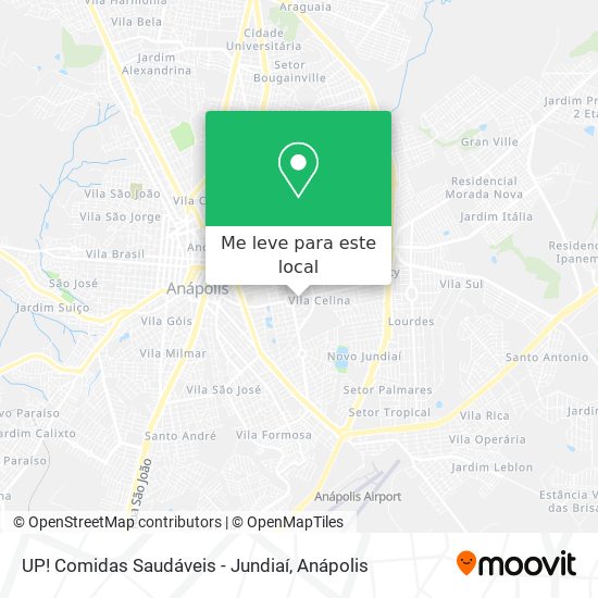 UP! Comidas Saudáveis - Jundiaí mapa