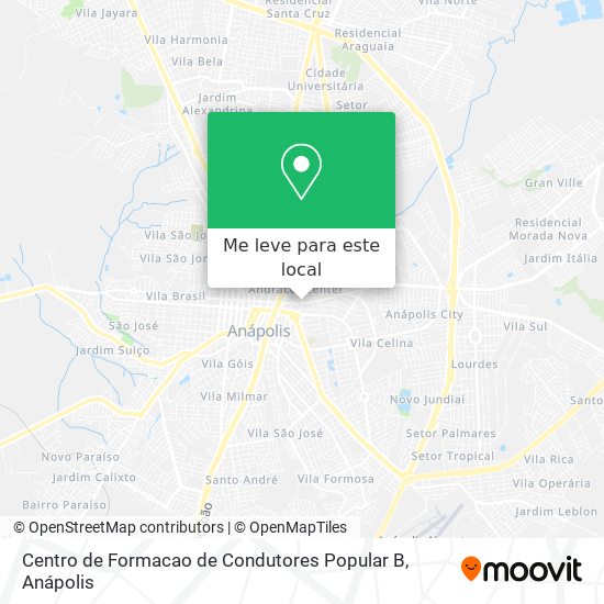Centro de Formacao de Condutores Popular B mapa