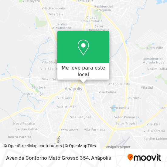 Avenida Contorno Mato Grosso 354 mapa