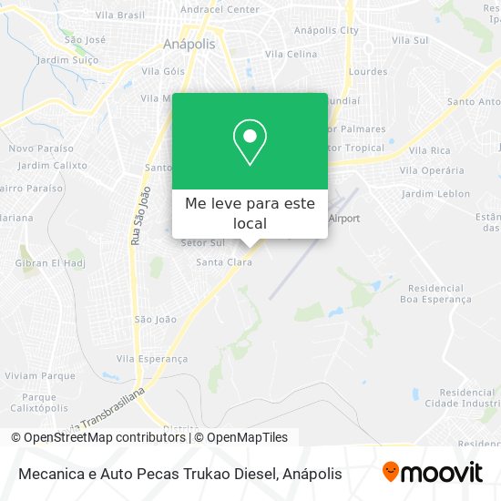 Mecanica e Auto Pecas Trukao Diesel mapa