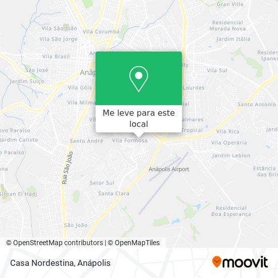 Casa Nordestina mapa