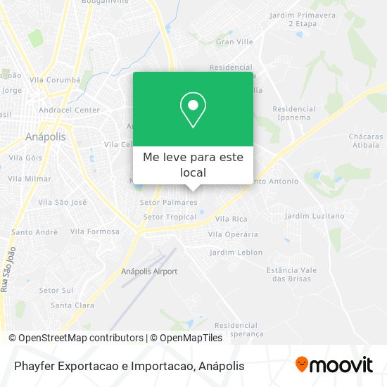 Phayfer Exportacao e Importacao mapa