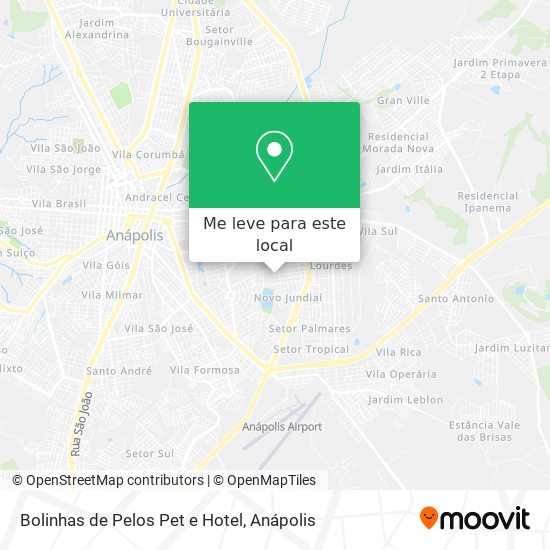 Bolinhas de Pelos Pet e Hotel mapa