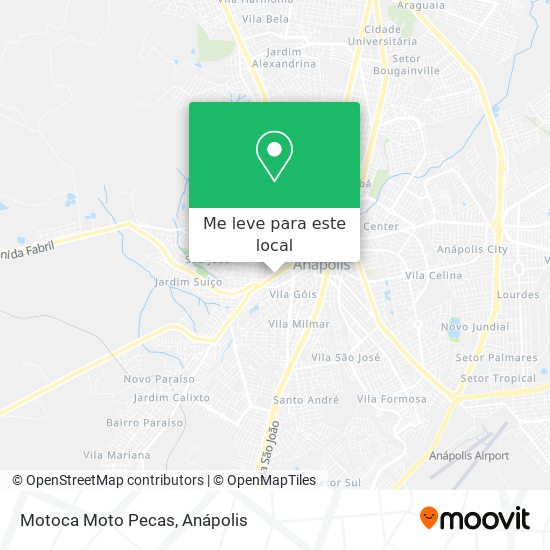 Motoca Moto Pecas mapa