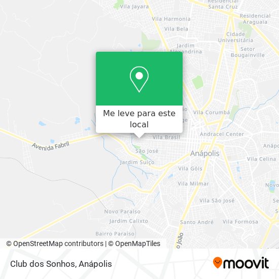 Club dos Sonhos mapa