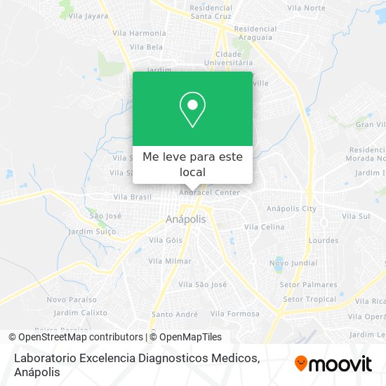 Laboratorio Excelencia Diagnosticos Medicos mapa