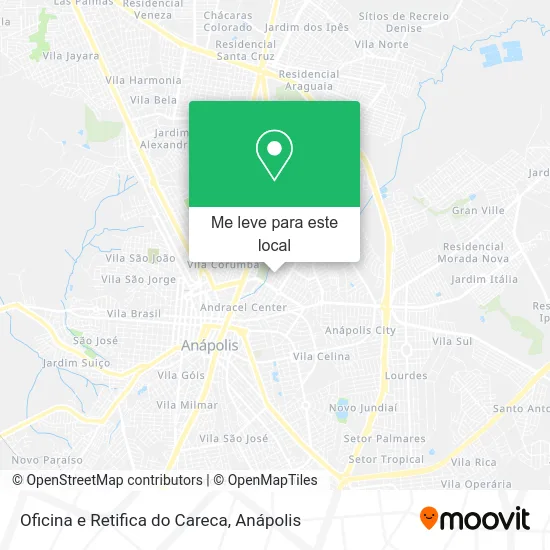 Oficina e Retifica do Careca mapa