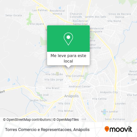 Torres Comercio e Representacoes mapa