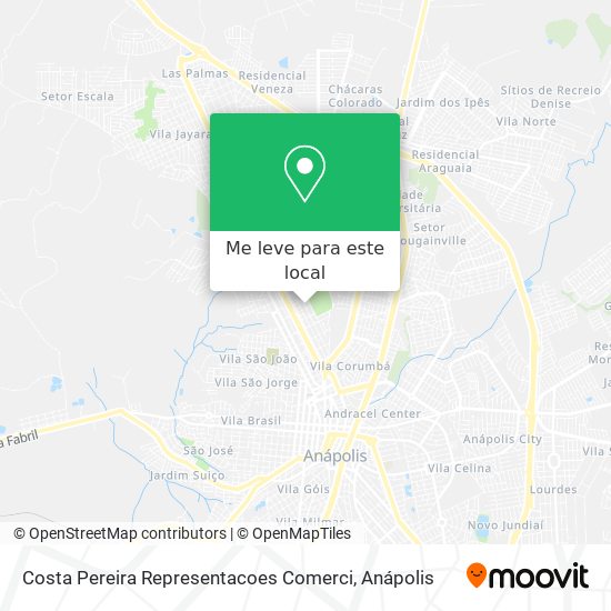 Costa Pereira Representacoes Comerci mapa