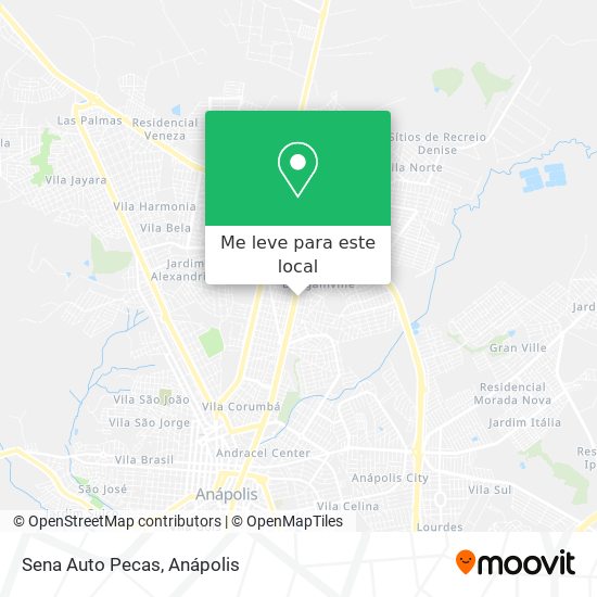 Sena Auto Pecas mapa