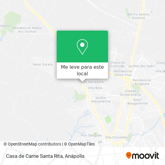 Casa de Carne Santa Rita mapa
