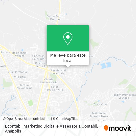 Econtabil Marketing Digital e Assessoria Contabil mapa