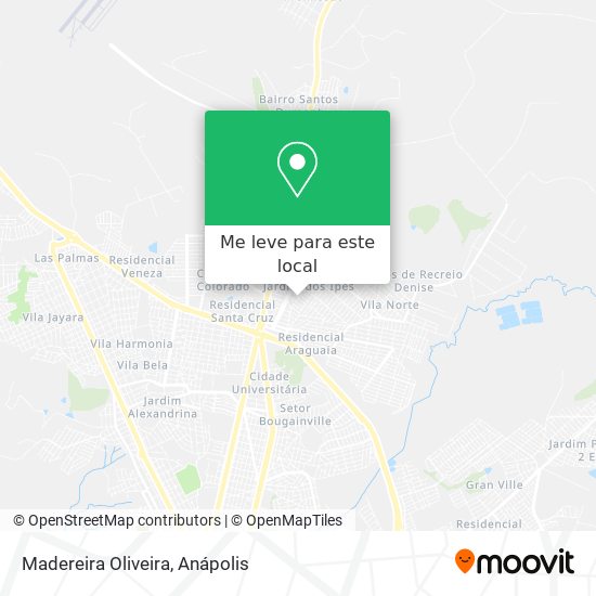 Madereira Oliveira mapa