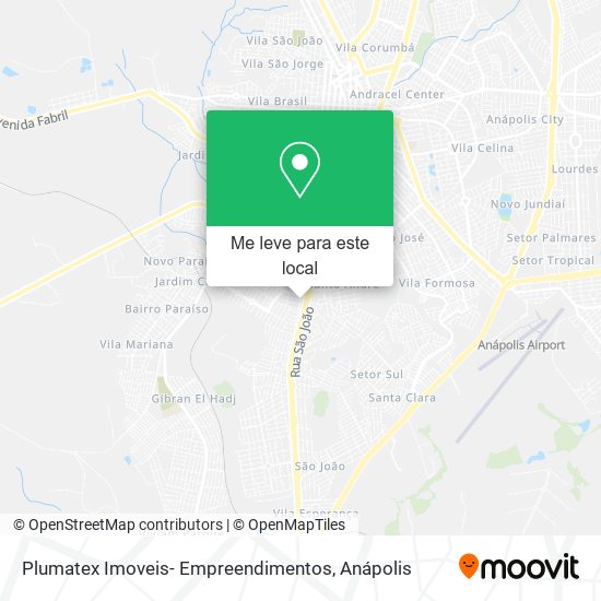 Plumatex Imoveis- Empreendimentos mapa