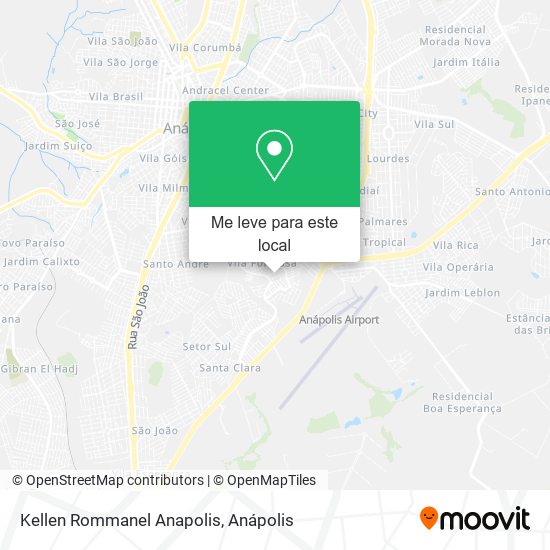 Kellen Rommanel Anapolis mapa