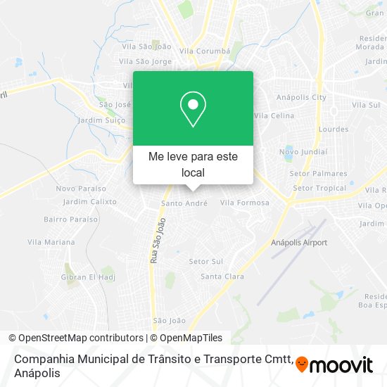 Companhia Municipal de Trânsito e Transporte Cmtt mapa