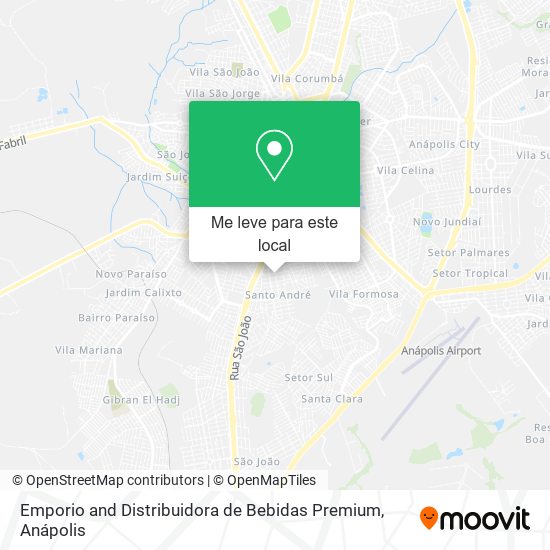 Emporio and Distribuidora de Bebidas Premium mapa