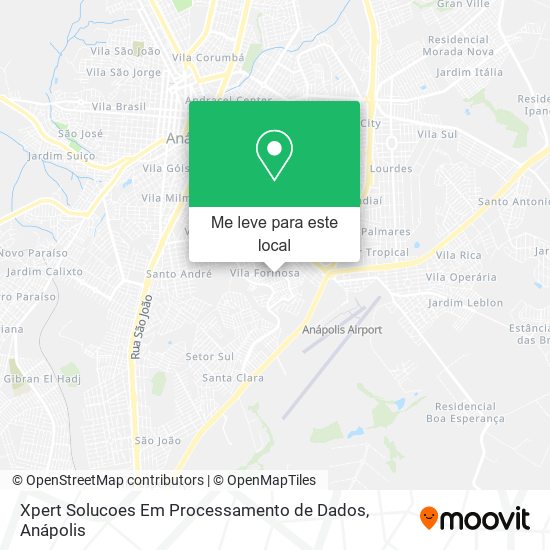 Xpert Solucoes Em Processamento de Dados mapa